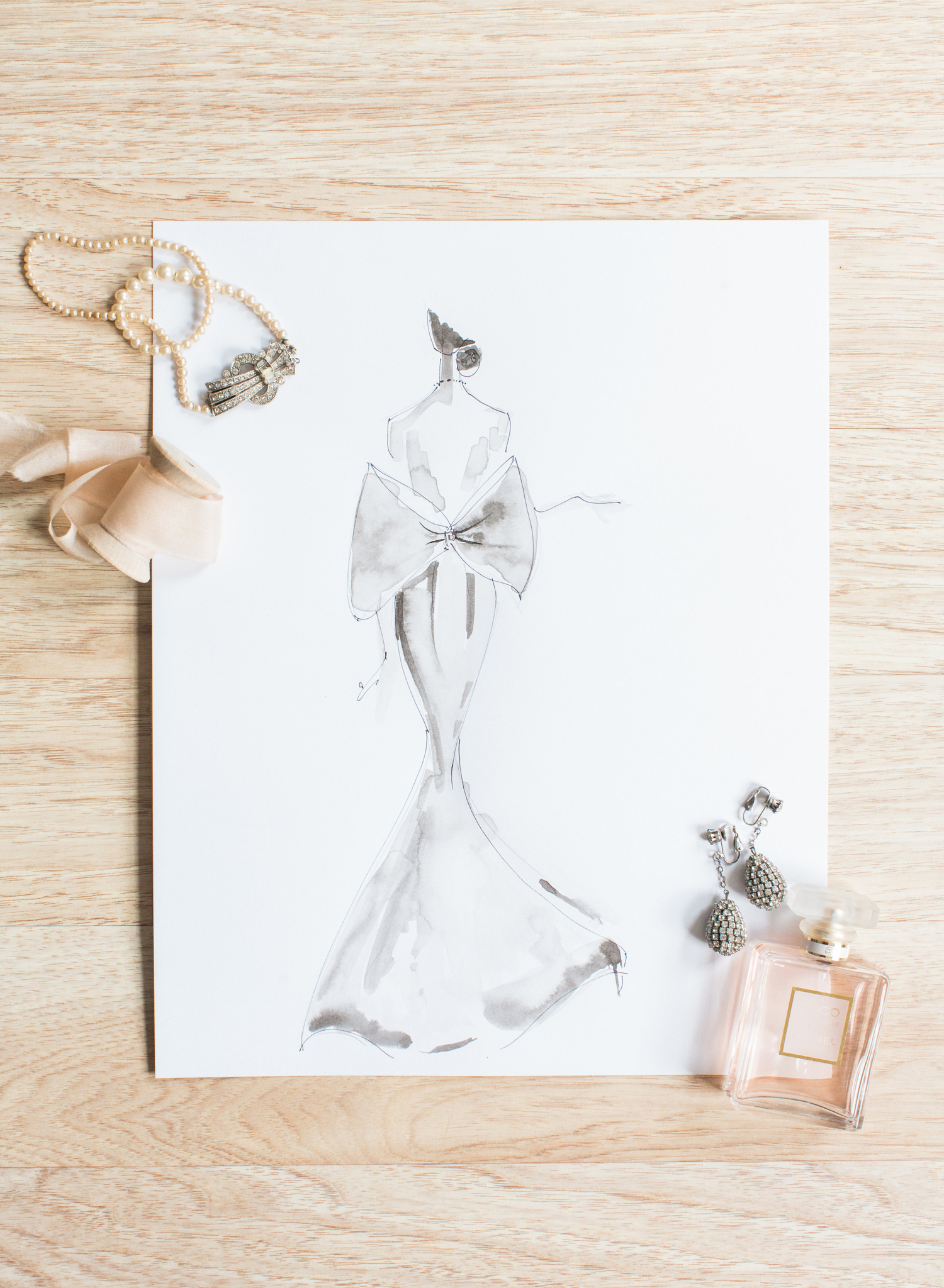 Katherine Bignon Design Illustrations photographed by Abby Grace Photography