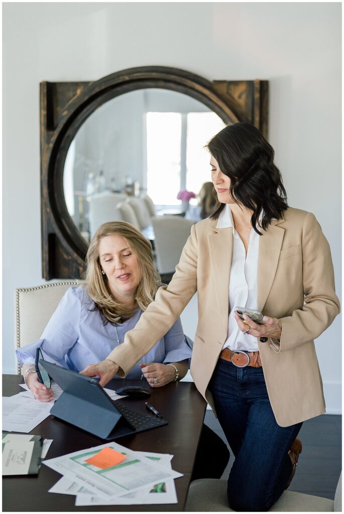 Brand Shoot Styling for Northern Virginia Realty Team Mary and Michele, photographed by Abby Grace Photography, Brand Shoot Styling by Katherine Bignon